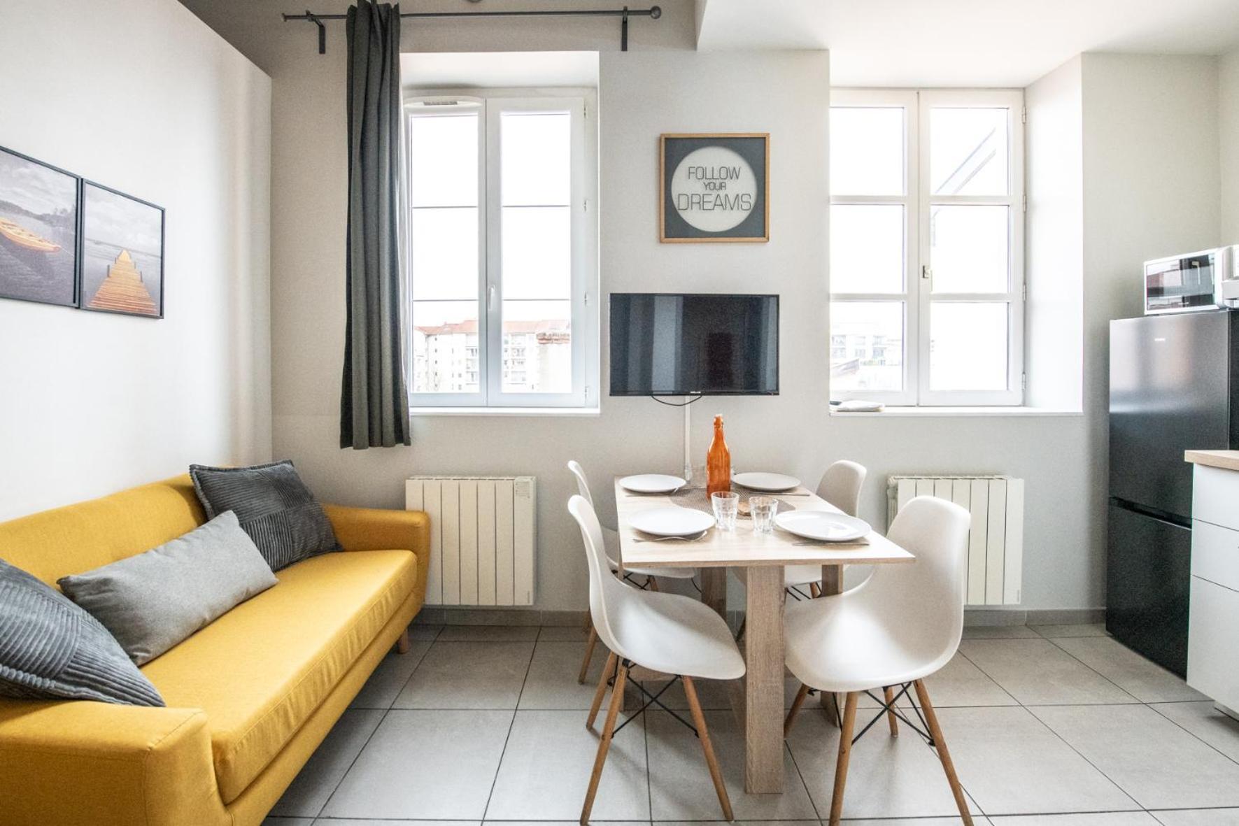 Duplex Scandinave A Cosy Et Calme - Lyon Part-Dieu 外观 照片